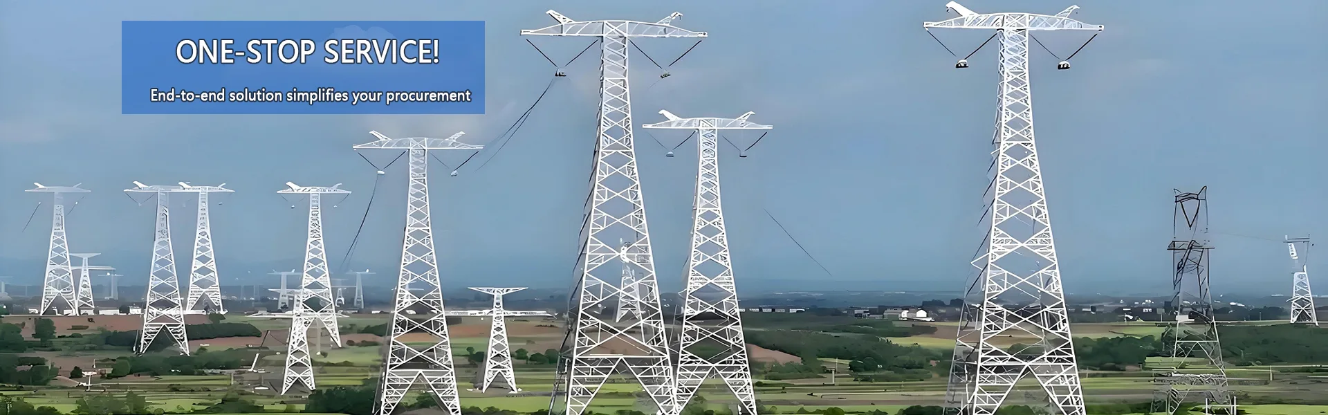 Transmission Line Towers Built for Reliable Grid Performance