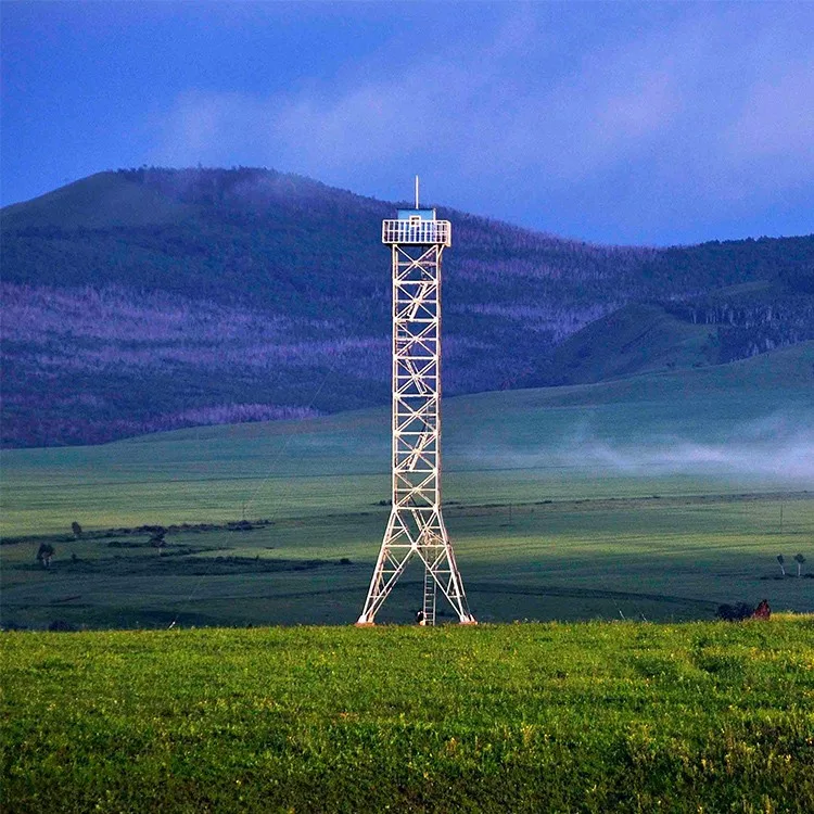 Galvanized Cuard Tower Four-Leg Steel Structure Frame Observation Tower - Image 1