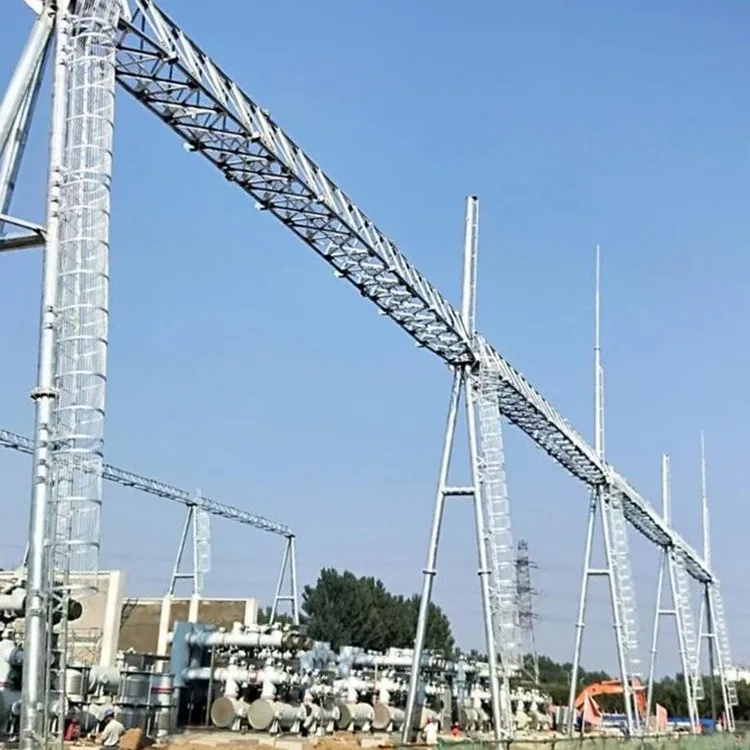 Gantry Steel Pole SubstationTransformer Structures forElectrical Power - Image 3