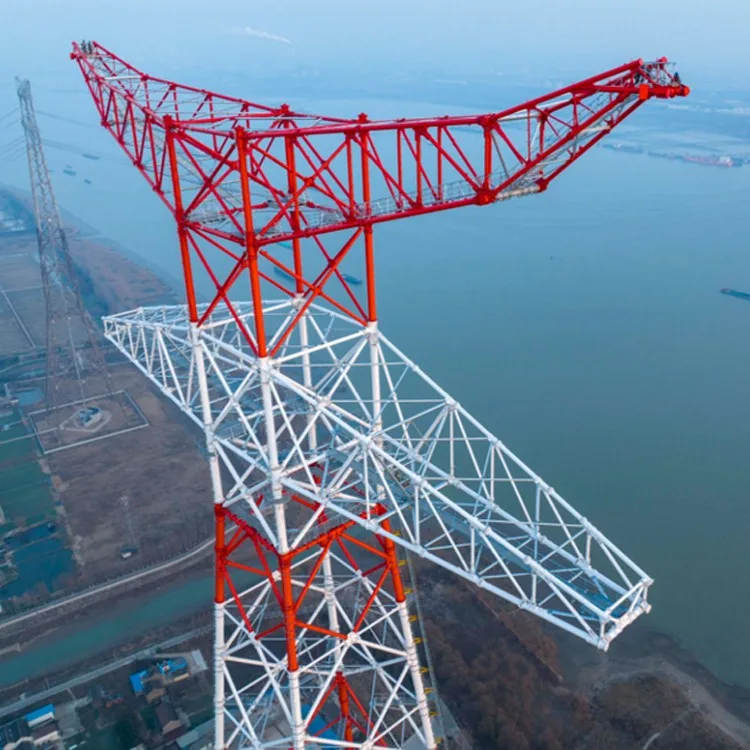 Tubular Steel Lattice Transmission Towers